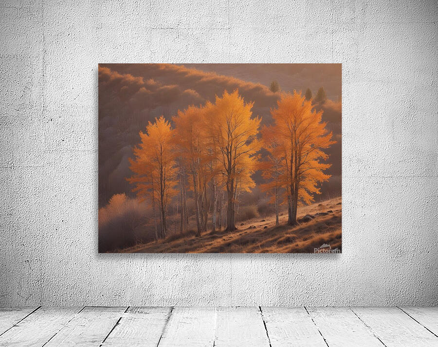 Mountain Landscape Wall Art Print 49 Wall Preview