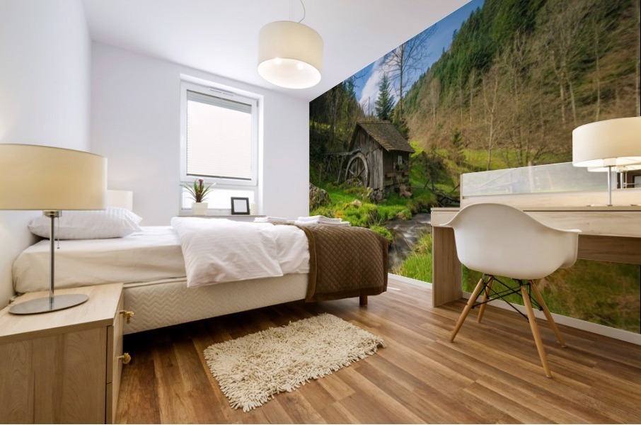 mill Mural print