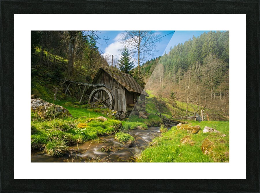 mill Picture Frame print