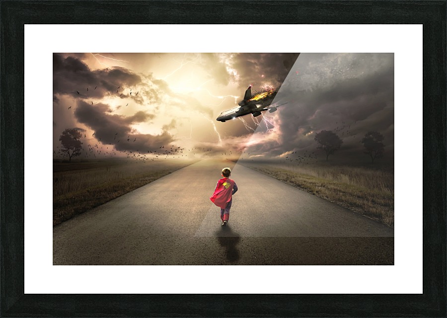 A Conqueror Picture Frame print
