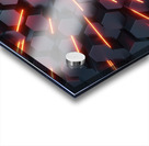 intricate 3D hexagonal pattern 2 Acrylic print