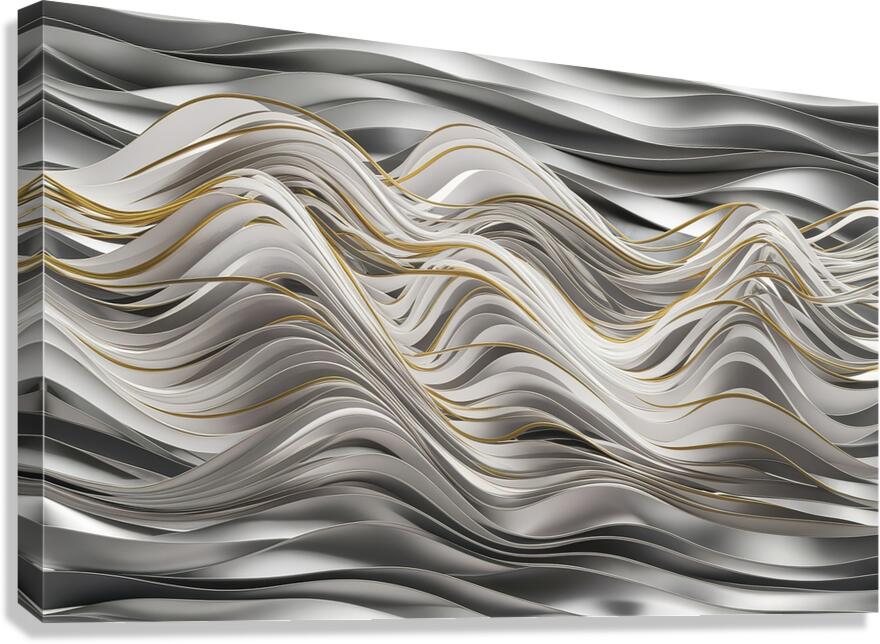 An digital background featuring a mesmerizing dyn Canvas Print