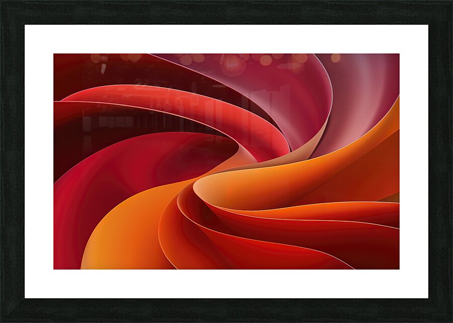 A mesmerizing and captivating gradient background Picture Frame print