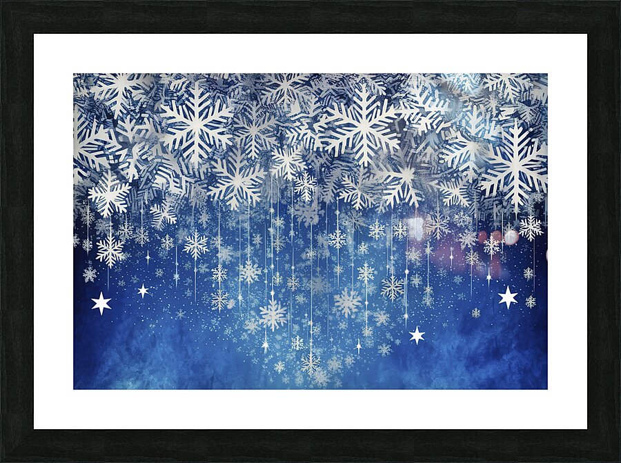 A mesmerizing abstract digital artwork featuring Picture Frame print