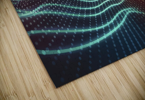 A captivating digital landscape featuring a dynam Gabriela Ghita puzzle