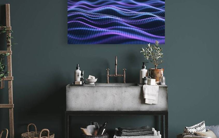 A captivating abstract digital art piece featurin by Gabriela Ghita