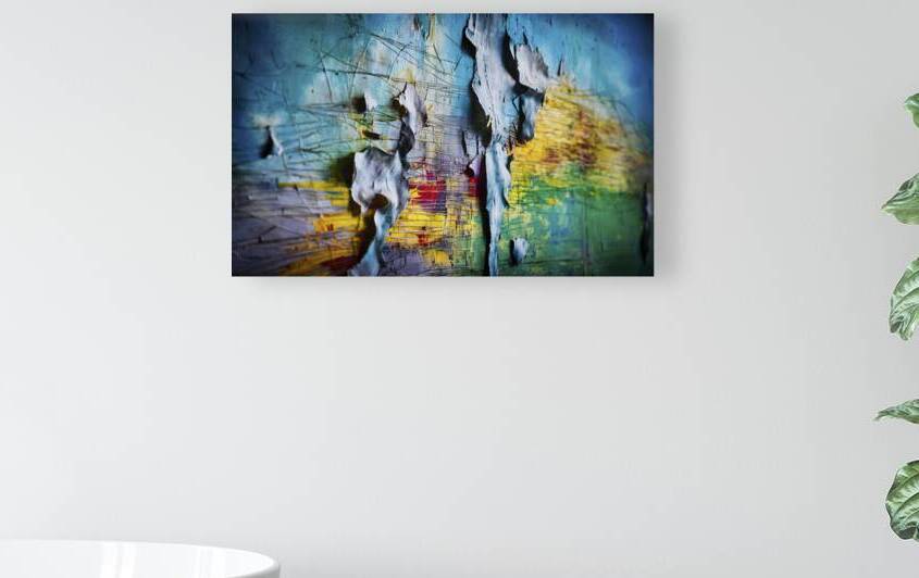 An intriguing abstract artwork showcasing a textu by Gabriela Ghita