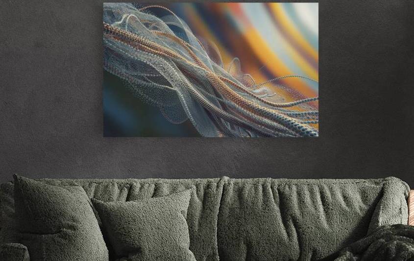 A captivating 3D render of an abstract scene with by Gabriela Ghita