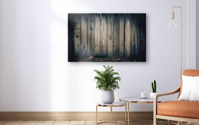 an old weathered wooden plank fence by Gabriela Ghita