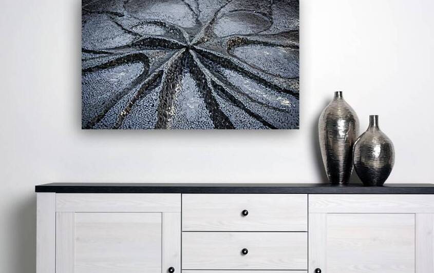 A stunning close up photograph of a mosaic like s by Gabriela Ghita