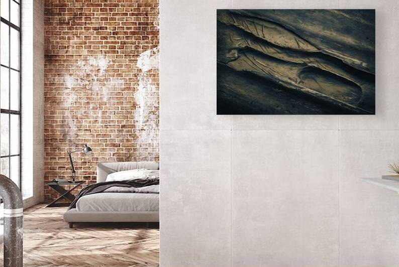 A captivating close up shot of a heavily textured by Gabriela Ghita