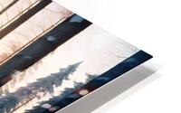 Dramatic winter northern background HD Metal print
