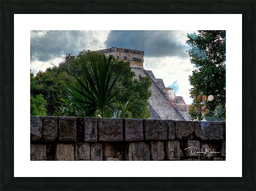 Chichen Itza El Castillo Picture Frame print