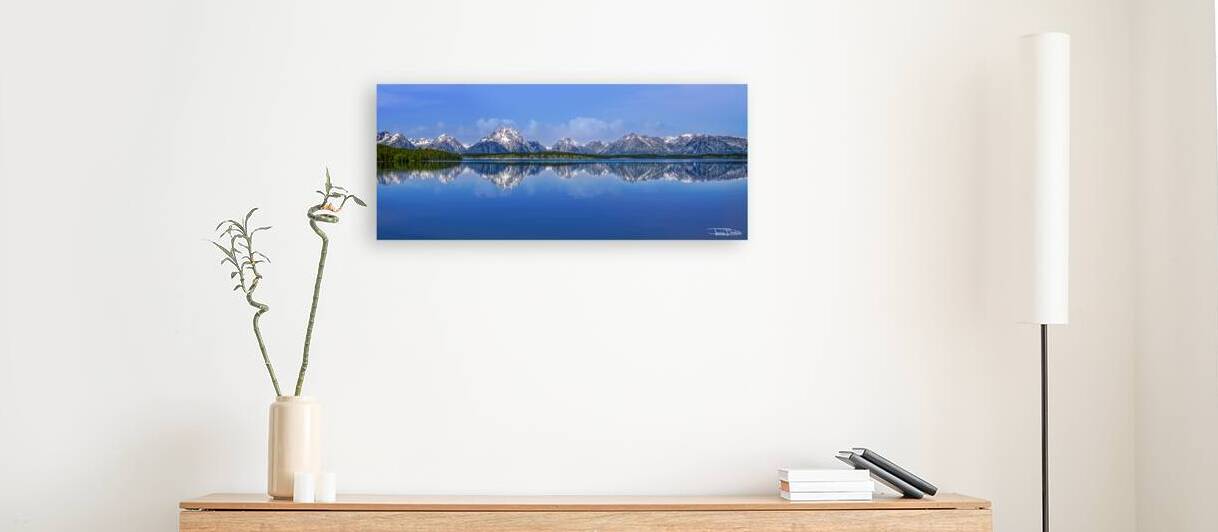 Grand Tetons Reflection 7126 by Dennis Bastin
