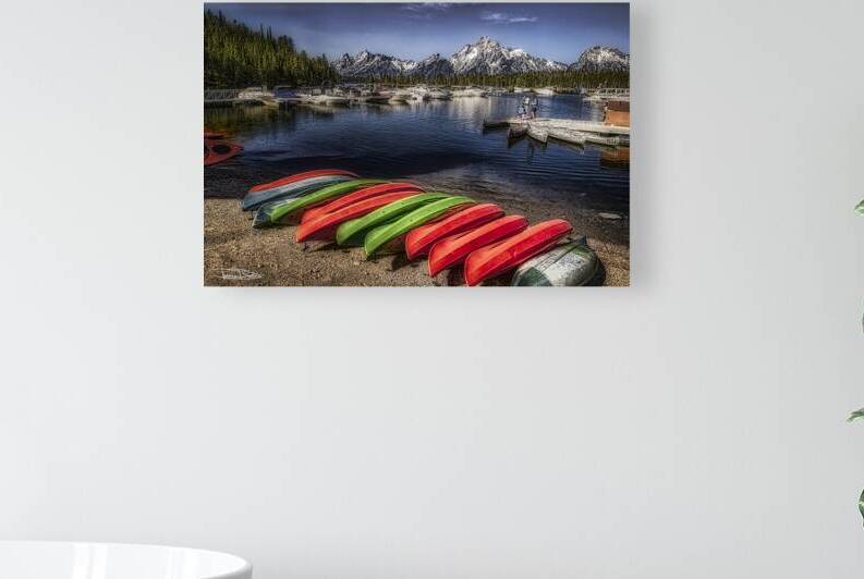 Colter Bay-Grand Tetons 7380  by Dennis Bastin