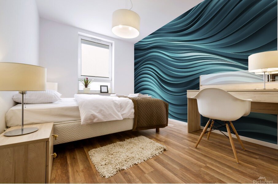 A visually striking abstract background featuring Mural print