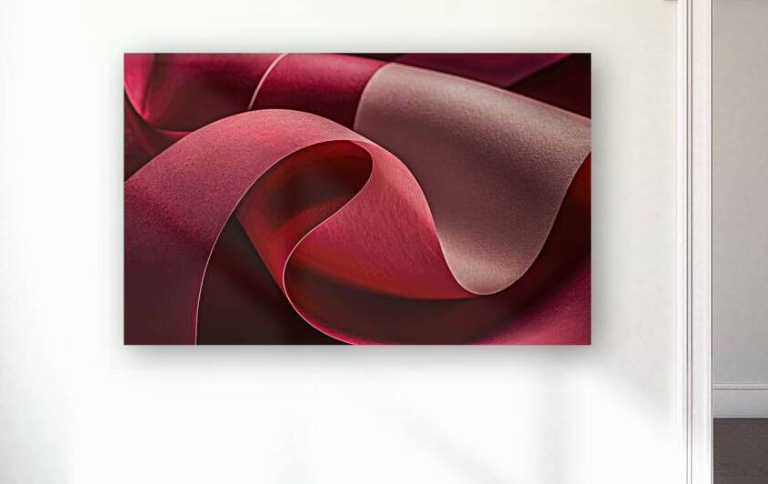a curled glossy surface showcasing the intricate by Hritcu Elena