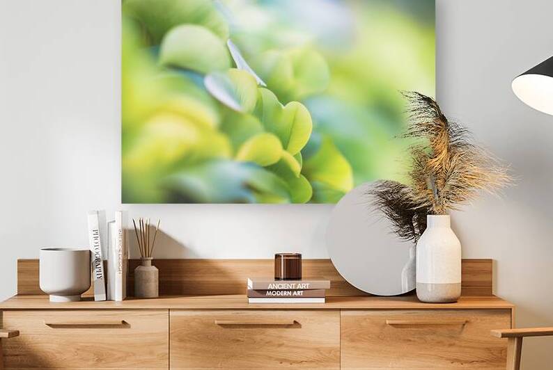 A mesmerizing abstract painting featuring a lush by Hritcu Elena