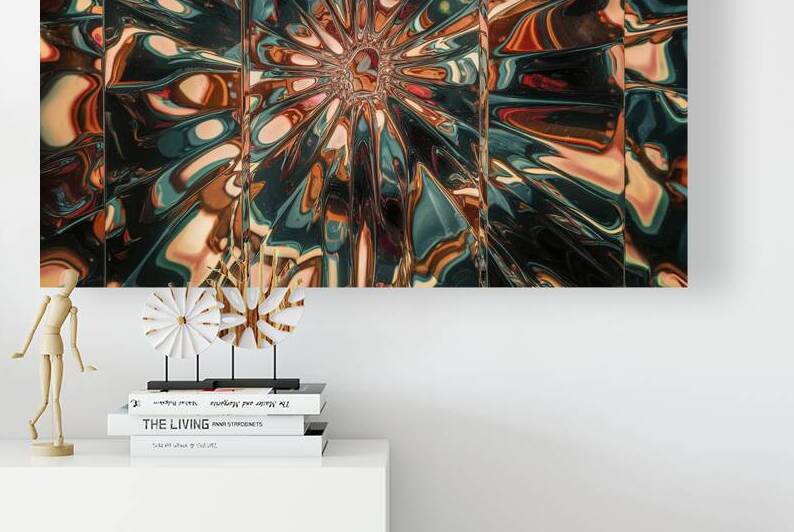 An artistic and abstract image with a mesmerizing by Hritcu Elena
