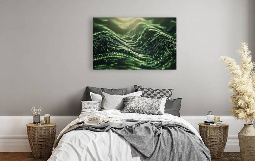 visual representation of a wave like interconnect by Hritcu Elena