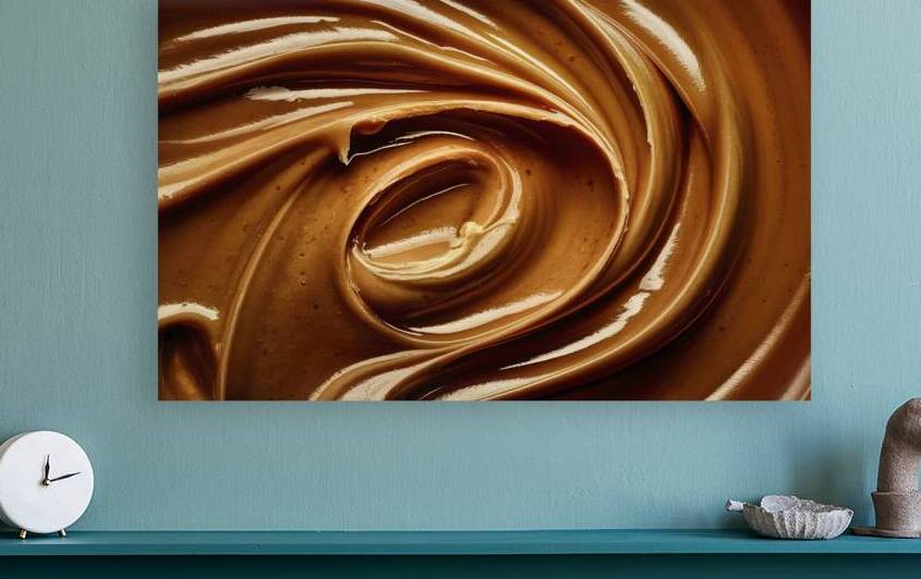 the velvety texture of hazelnut butter 1 by Hritcu Elena