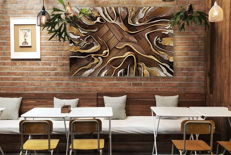 abstract background of  Beautiful wooden pattern by Hritcu Elena