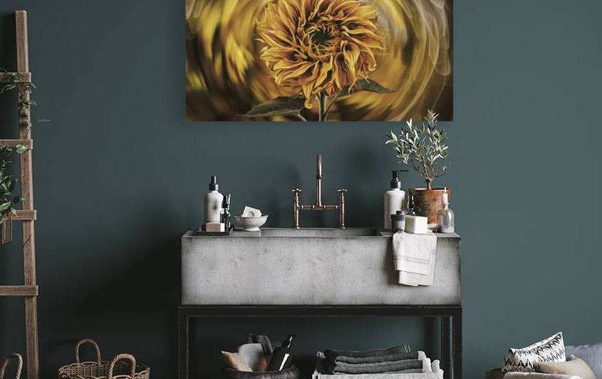 An abstract surrealist masterpiece featuring a bl by Hritcu Elena