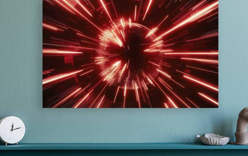 A stunning 3D render featuring a vibrant abstract by Hritcu Elena
