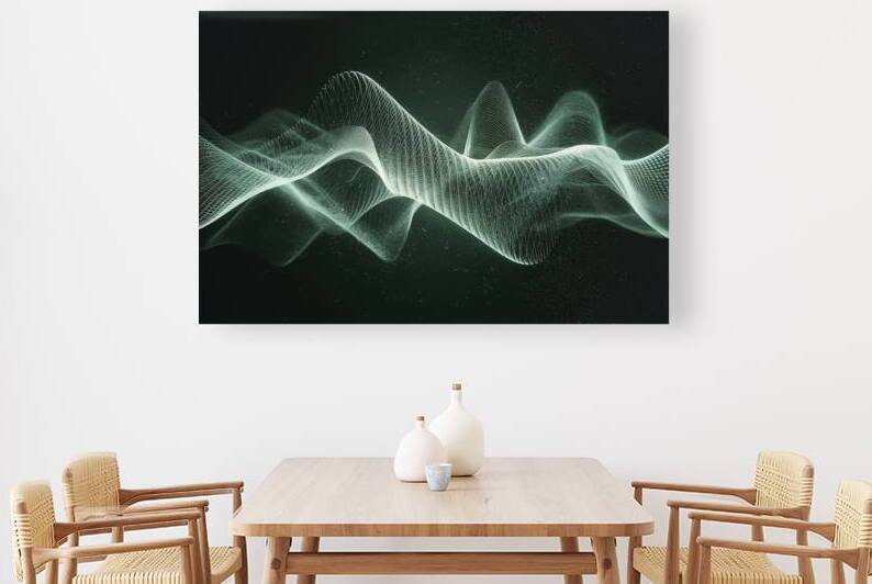 A mesmerizing digital representation of a wavefor by Hritcu Elena