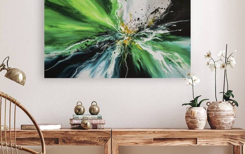 An exquisite abstract masterpiece bursting with v by Hritcu Elena