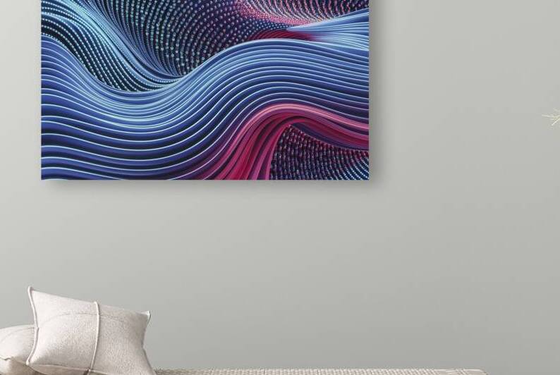 A captivating modern art piece featuring an intri by Hritcu Elena