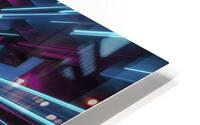 A captivating 3D abstract background HD Metal print