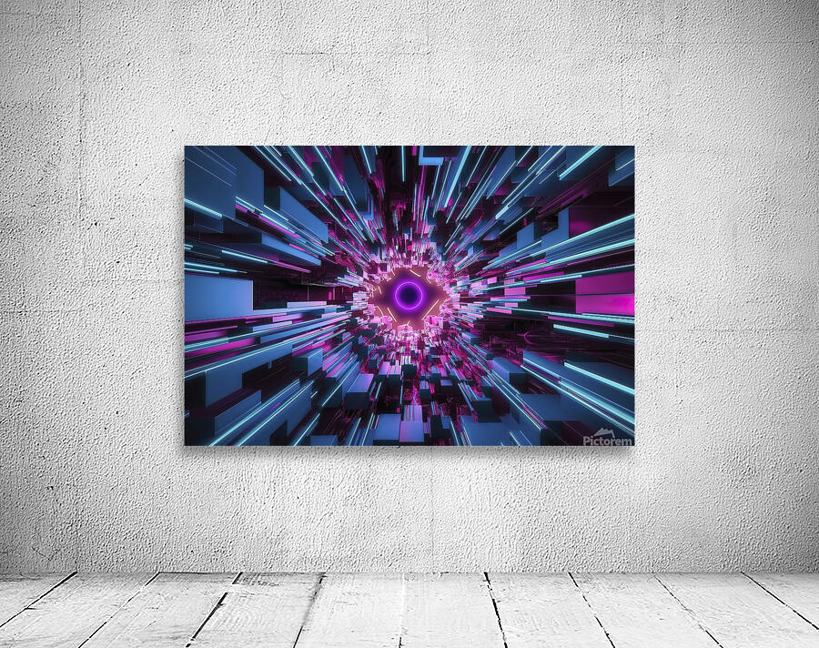 A captivating 3D abstract background Wall Preview