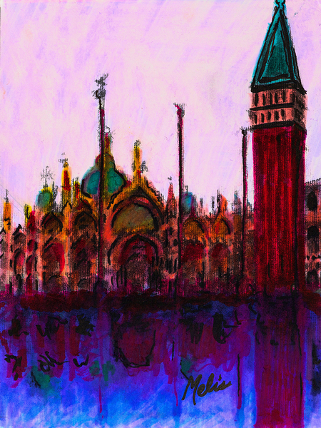 3 by 4 aspect ratio   Piazza San Marco     Venice Digital Download