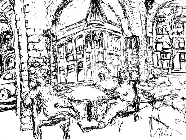 Weatherford Hote   Flagstaff   Black and White Digital Download