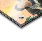 Girl Reading - Saturated Acrylic print