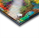 Mosaic silhouette abstract mango photo collage contact sheets FINAL Acrylic print