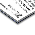 QR code and Artist Info for West Alley BBQ     Me Acrylic print