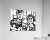 Sketch Portrait | Marc Melis Acrylic Print