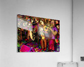 Bad Cactus Brass Band     West Alley BBQ   Mural Acrylic Print