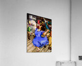 REVELRY 3  --- blueish-purple --- 60 x 80 Acrylic Print