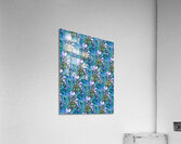 Free fall I     FINAL Patinated copper background Acrylic Print