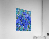 Free fall I     FINAL Patinated copper background Acrylic Print