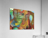 Abstract Mango 1 Acrylic Print