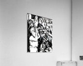 Jazz Nite   black and white     PSX 20250721 0905 Acrylic Print
