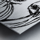 Sketch Portrait | Marc Melis Metal print