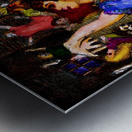 REVELRY 3  --- blueish-purple --- 60 x 80 Metal print