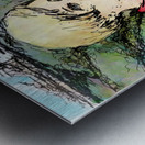 Child at New River   final 9 1 2024 final x 2 w Metal print