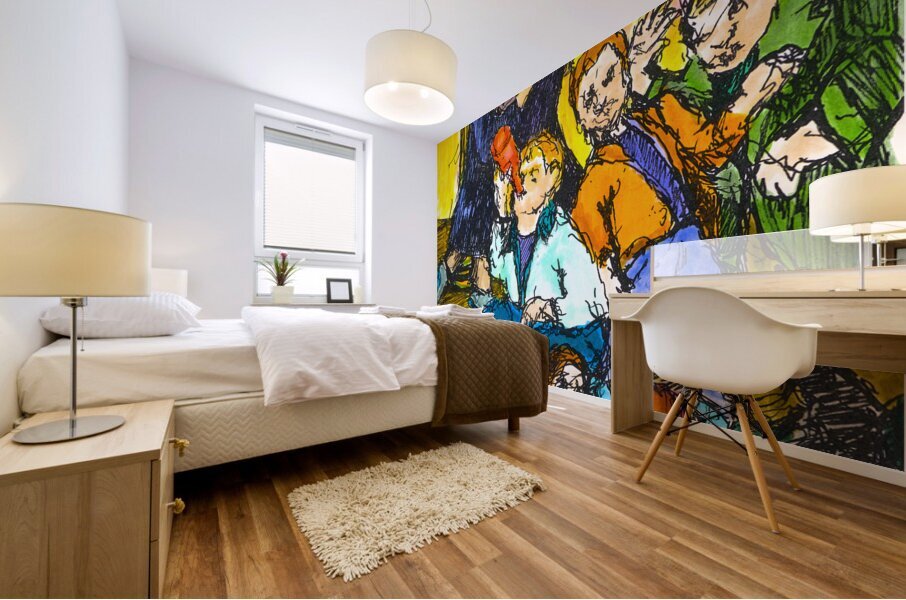 1 LIVE 1 Mural print