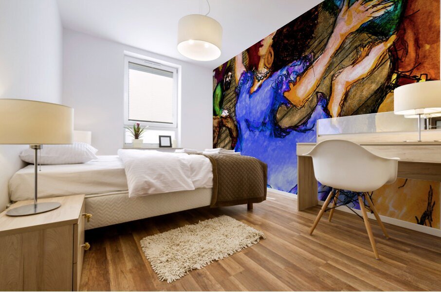 RE96F3 1 --- blueish-purple --- 36 x 48 Mural print